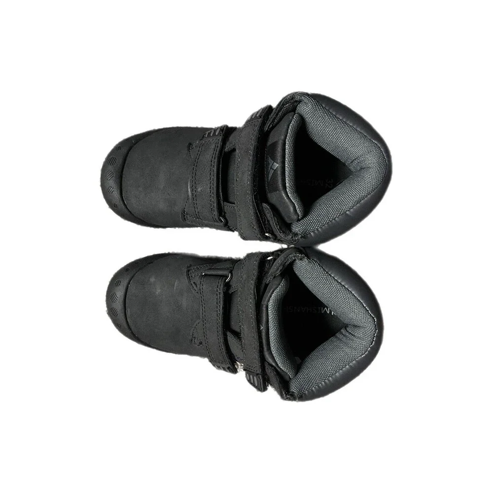 Mishansha Kids Hiking Boots Black Outdoor Trail Size 32 (1 Little Kids) Non Slip